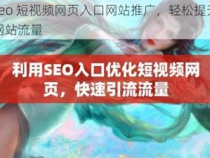 seo 短视频网页入口网站推广，轻松提升网站流量