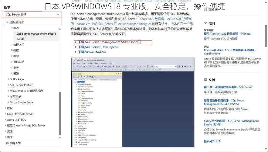 日本 VPSWINDOWS18 专业版，安全稳定，操作便捷