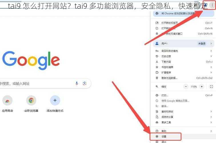 tai9 怎么打开网站？tai9 多功能浏览器，安全隐私，快速稳定