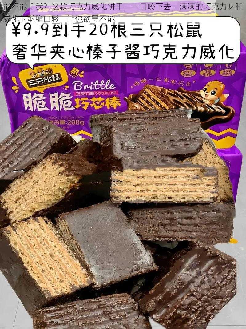 能不能 C 我？这款巧克力威化饼干，一口咬下去，满满的巧克力味和威化的酥脆口感，让你欲罢不能