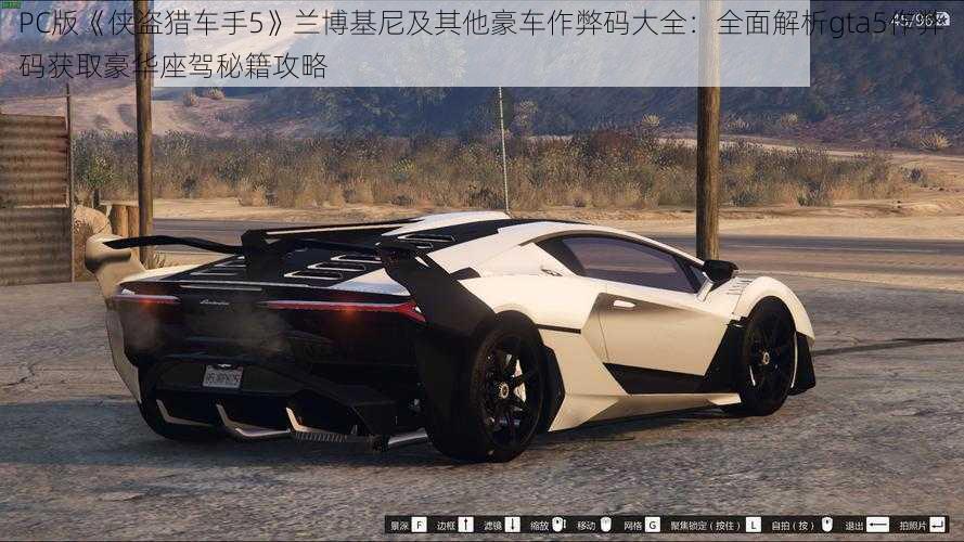 PC版《侠盗猎车手5》兰博基尼及其他豪车作弊码大全：全面解析gta5作弊码获取豪华座驾秘籍攻略