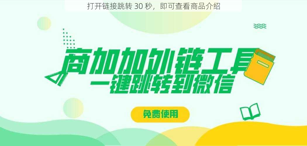 打开链接跳转 30 秒，即可查看商品介绍