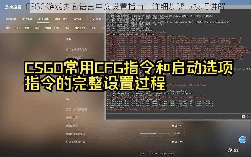 CSGO游戏界面语言中文设置指南：详细步骤与技巧讲解