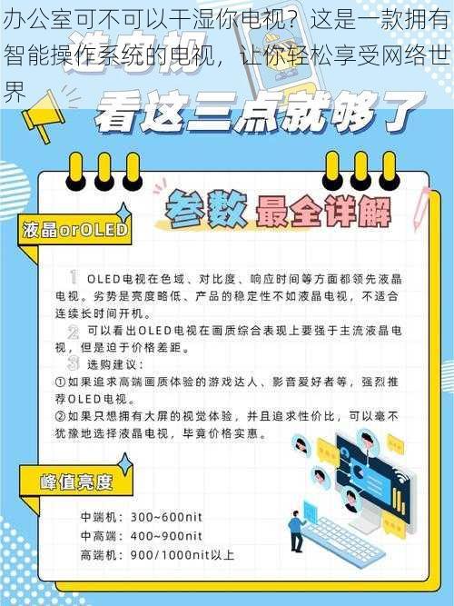 办公室可不可以干湿你电视？这是一款拥有智能操作系统的电视，让你轻松享受网络世界